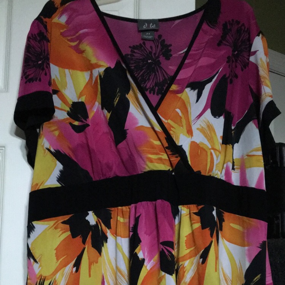 Colorful Flower blouse